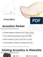 Pitch Deck: Innovative Acoustic Systems