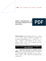 3.09 - Pet. Inicial - Pensão Por Morte - Cumulação Com Aposentadoria Por Idade Rural