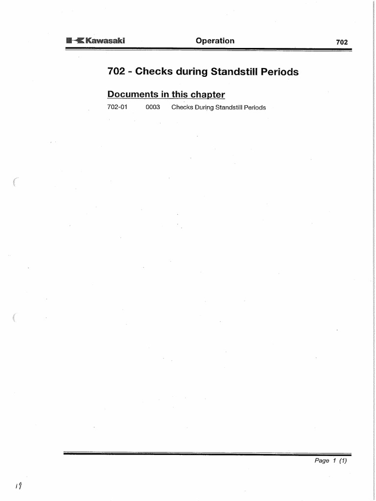 702 Checks During Standstill Periods PDF