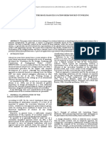 On The Classification of The Rock Mass Excavation Behaviour in Tunneling