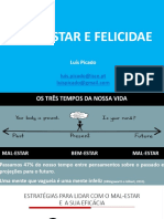 Bem Estar e Felicidade