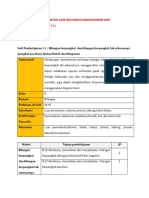 Kelas 9: Penulisan Kode Alur Materi Ajar (Ma) Menggunakan Nomor Unit PEMBELAJARAN (Contoh: 9.1)