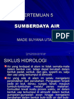 Pertemuan 5 Sumberdaya Air