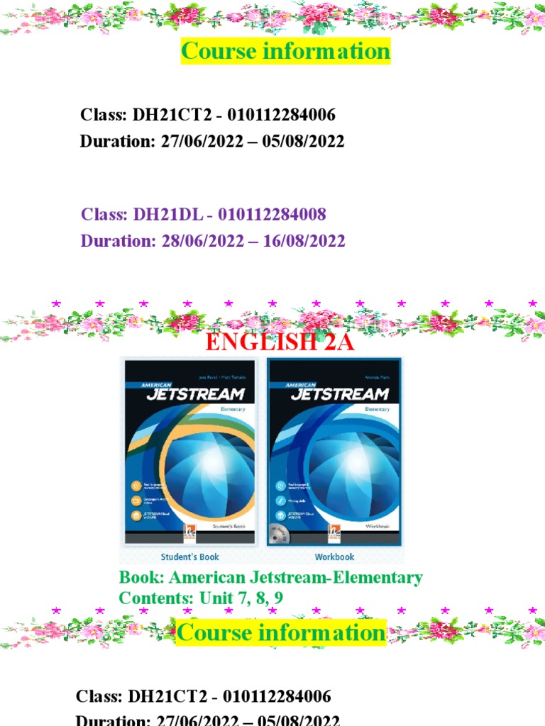 English 2A Course Details and Review | PDF | Linguistic Morphology ...
