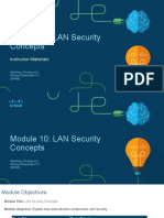 Module 10: LAN Security Concepts: Instructor Materials