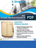 Pertemuan 15 - Strategi Algoritma Dynamic Programming