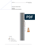 Sinalização de serviços de conservação em rodovias