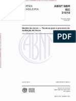 Norma Brasileira: Abnt NBR IEC 31010