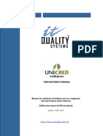 Manual validação boletos Unicred SC layout 400 posições