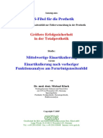 FRS-Fibel Für Die Prothetik. Größere Erfolgssicherheit in Der Totalprothetik