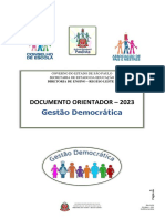 Documento Orientador - 2023: Gestão Democrática