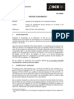 054-18 - Causal de contratación directa prevista en el literal i) del artículo 27 de la Ley