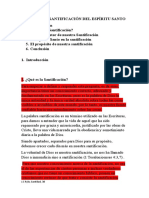 Bosquejo Acerca Del Espiritu Santo en La Santificacion Del Creyente