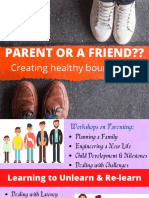 Parent or a friend flyer