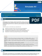 Simulado AV: Importância da escrita cursiva para o desenvolvimento cognitivo