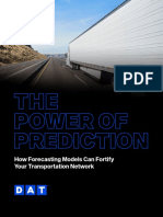 THE Power of Prediction: How Forecasting Models Can Fortify Your Transportation Network