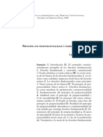 Principio de Proporcionalidad y Habeas Corpus - Luis Castillo Cordova