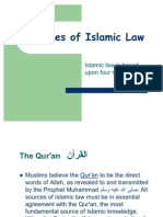 3 Sources of Islamic Law