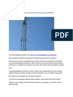 Ladder Line Feed for Your Antenna the Easy Way by ZS1JHG