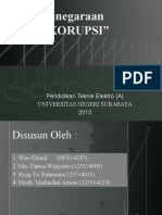 Kewarganegaraan "Anti Korupsi": Pendidikan Teknik Elektro (A) Universitas Negeri Surabaya 2013