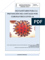 Protocolo de Bioseguridad Preventivo Del Covid