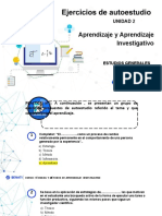 Aprendizaje y Aprendizaje Investigativo: Unidad 2