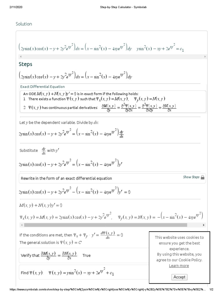 3 step by step calculator symbolab pdf mathematical objects 