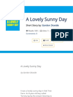 A Lovely Sunny Day, Short Story by Gordon Dioxide