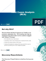 Root Cause Analysis (RCA)