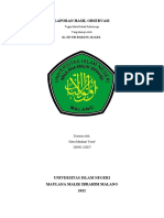 Laporan Hasil Observasi Psikoterapi