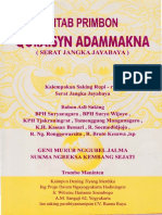 Kitab Primbon Qoraisyn Adammakna (Serat Jangka Jayabaya)