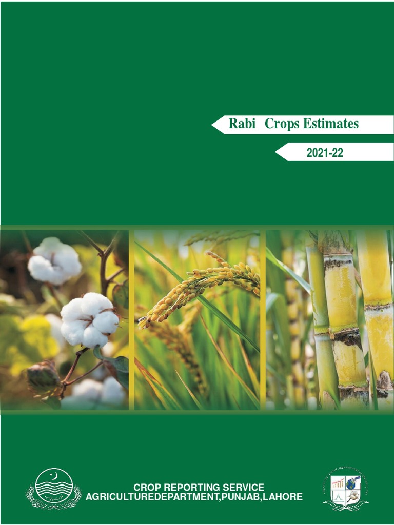 Rabi Crops Estimates 202122 A detailed report on the estimated