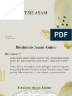 Biosintesis Asam Amino: Dila Novita (2110005301083)