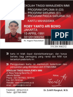 Roby Yanto Ari Bowo: Jakarta 15-APRIL-1991 331201300232