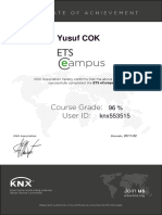 Certificate For Succesfully Completing The Ecampus 2