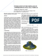 Design and Optimization of The Impeller On Centrifugal Compressor in Fuel Cell Vehicle