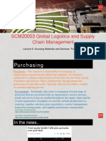 Lecture 6 Sourcing Materials and Services - Purchasing