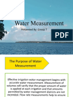 Water Measurement