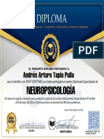 Neuropsicología: Andrés Arturo Tapia Pulla