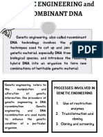 DNA Techniques Genetic Biological Hybrid Combinations: Processes Involved in Genetic Engineering 1. 2. 3