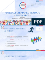 Fortaleciendo El Trabajo en Equipo