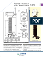 Transformador de Intensidad Current Transformer: Descripcion Description