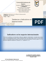Tendencias e Indicadores en Lo Negocios Internacionales: Universidad Autónoma de Sinaloa