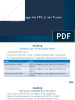 Audit Messages For Sas Library Access 2017