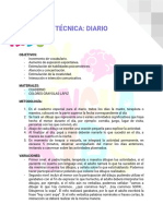 Técnica: Diario: Objetivos