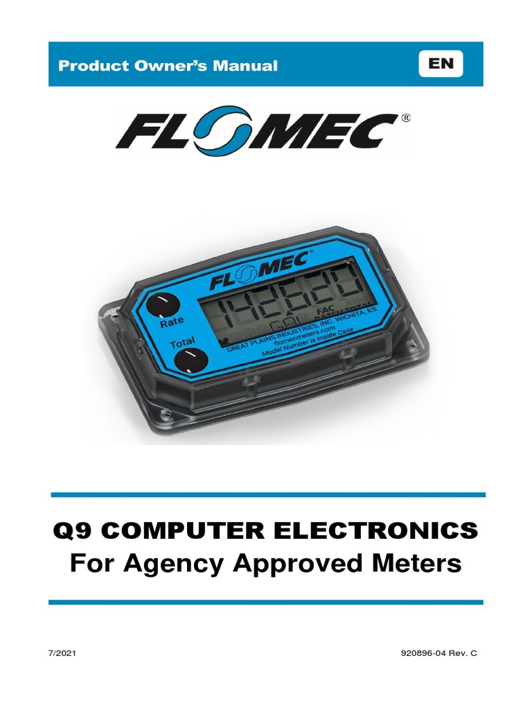 q9 Fmapproved Owners Manual PDF Menu Calibration