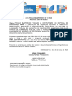 Contratação de empresa para iluminação pública Navegantes