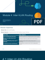 Module 4: Inter-VLAN Routing: Switching, Routing and Wireless Essentials v7.0 (SRWE)