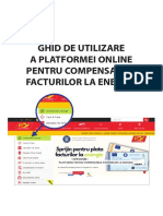 Ghid de Utilizare A Platformei Online Pentru Compensarea Facturilor La Energie