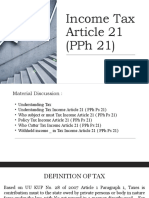 Income Tax Article 21 (PPH 21)